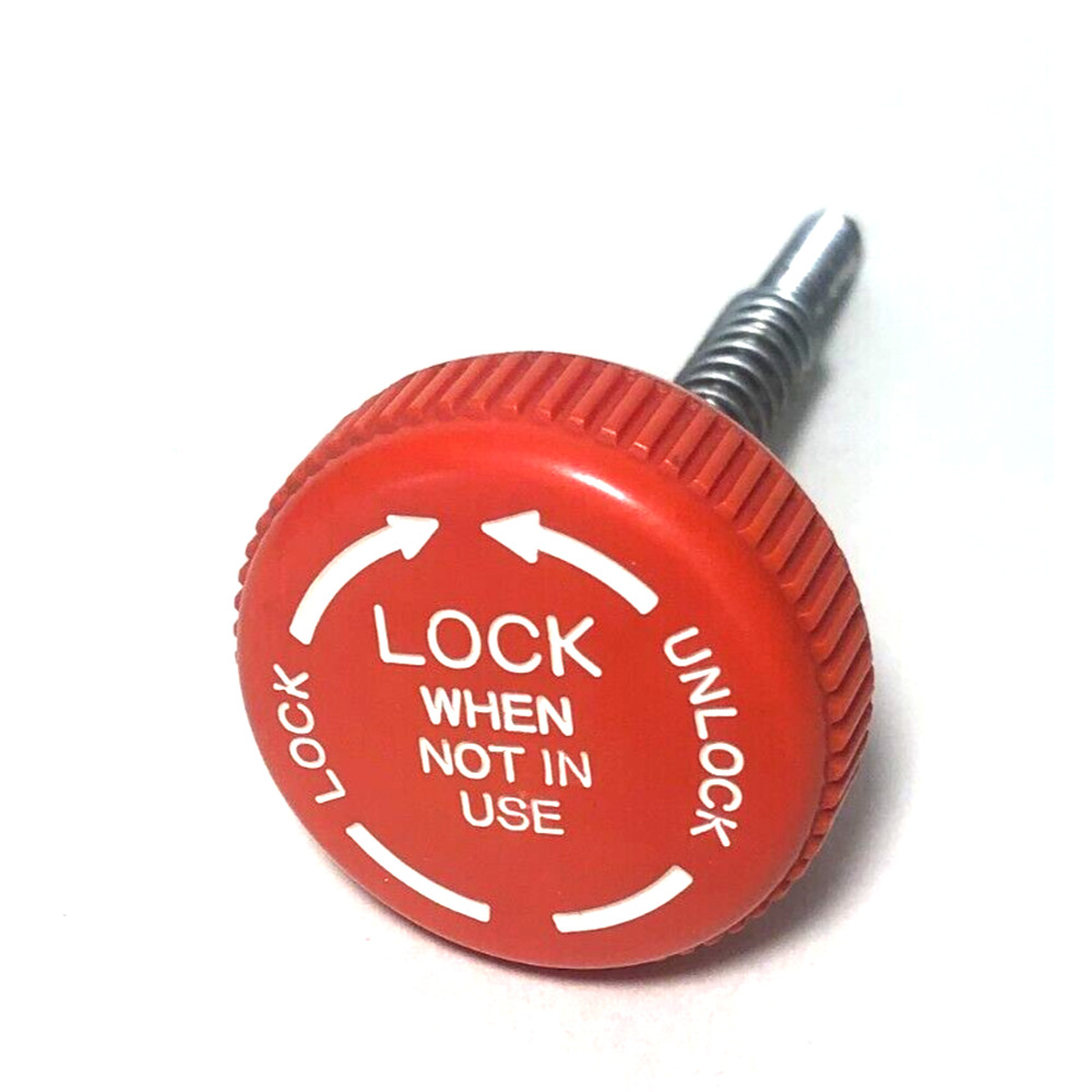 Vintage Original Schwinn AirDyne Exercise Bike Fan Lock Red Knob Pin Parts OEM